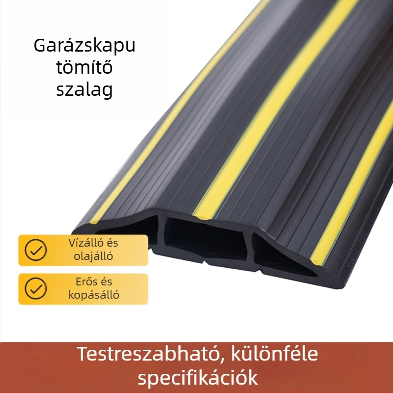 Autóajtó alsó gumitömítés és ütközésvédő csík