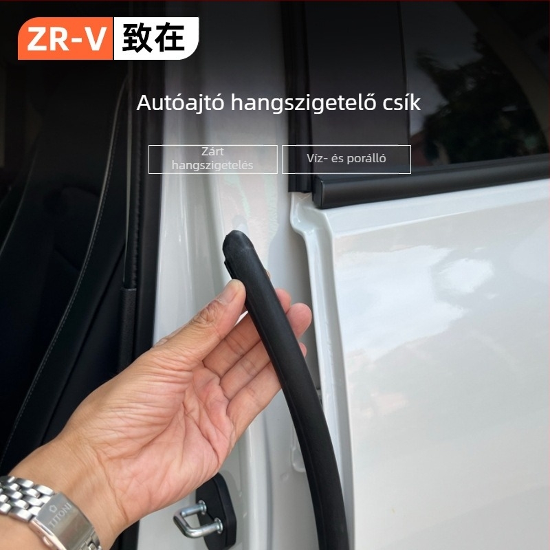 HRV/ZRV ajtóhézag tömítő szalag – gumírozott hangszigetelő tömítés autóhoz, 74 cm