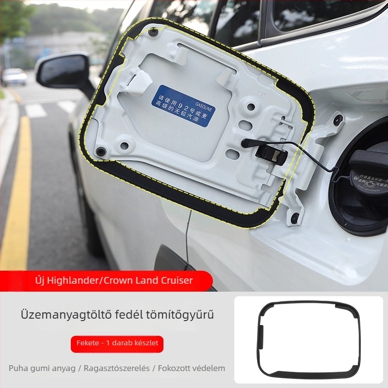 Rav4-hez készült üzemanyag-tankfedél tömítő gumigyűrű és porvédő szalag (Modell 123-12) - Testreszabható
