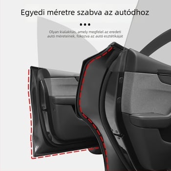 Tesla Model Y/YL autó tömítőszalag – gumi tömítés, az egész járműre, modell M10148, kompatibilis a Tesla Y/YL