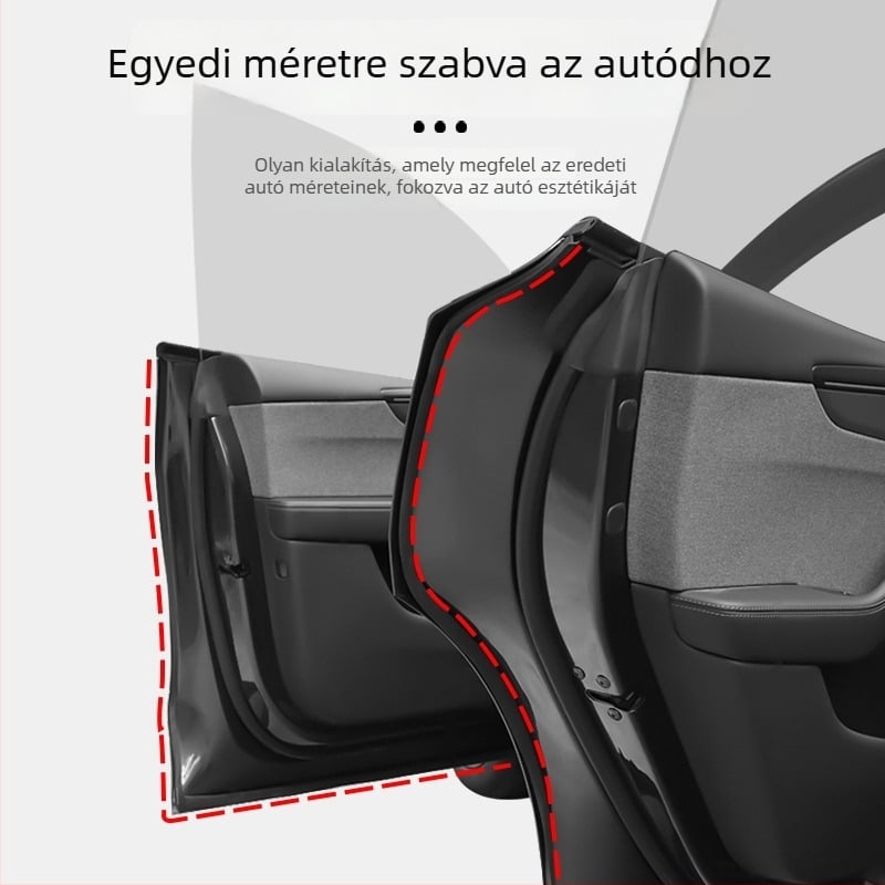 Tesla Model Y/YL autó tömítőszalag – gumi tömítés, az egész járműre, modell M10148, kompatibilis a Tesla Y/YL