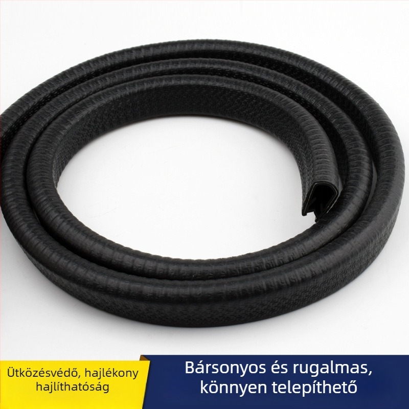 U-alakú keretű autózáró szalag, kopásálló, karcolásálló, öntapadós PVC élvédő — Kexin rubber products