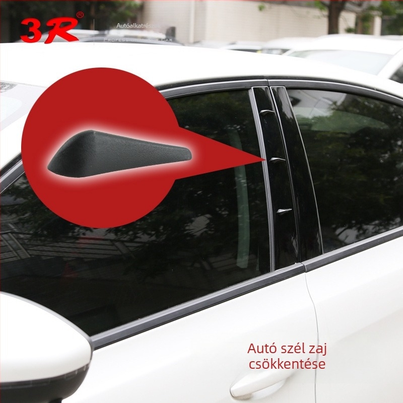Ütközésgátló dekoratív csík az autó karosszériájára ragasztóval, modell 3R-2134, általános kompatibilitás.