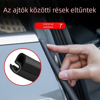 Autó B-oszlop tömítőszalag, ajtó hangszigetelő szalag, univerzális méret, por és zajcsökkentés