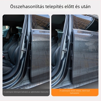 Autó B-oszlop tömítőszalag, ajtó hangszigetelő szalag, univerzális méret, por és zajcsökkentés
