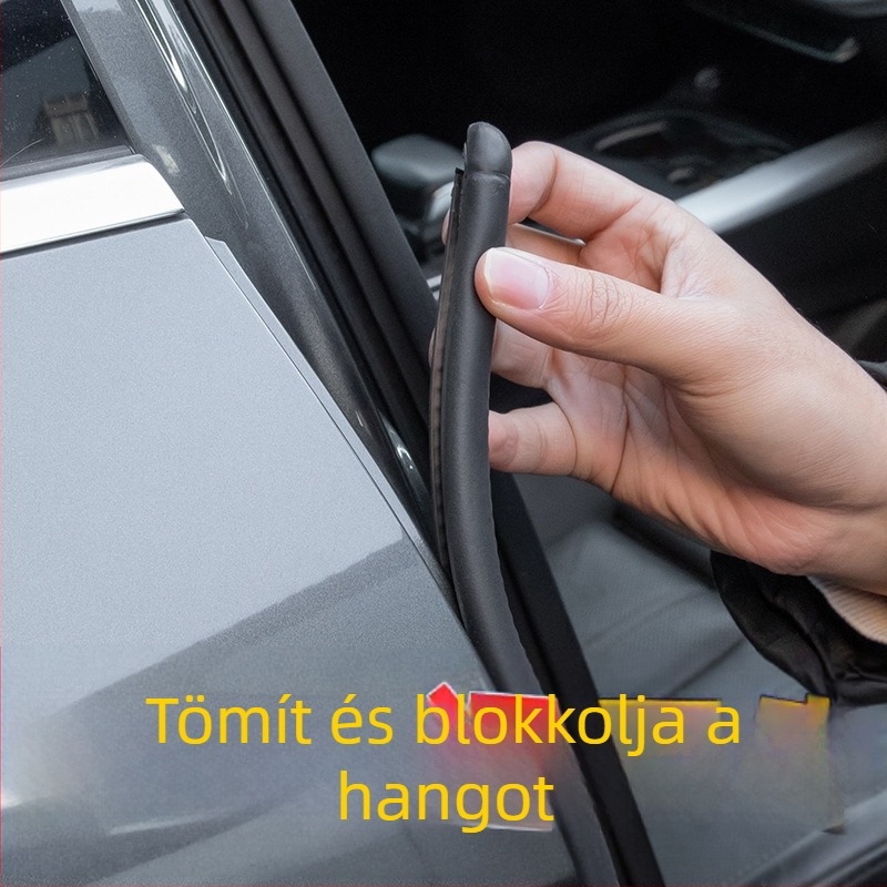 Autó B-oszlop tömítőszalag, ajtó hangszigetelő szalag, univerzális méret, por és zajcsökkentés