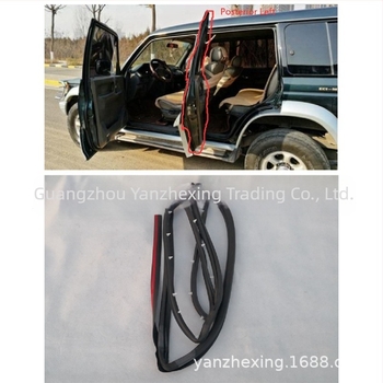 Mitsubishi Pajero Montero V31/V43/V32/V33 ajtó tömítő szalag, ABS anyag, 1 mm vastagság, MR120675 MR120676 MR120677 MB669334