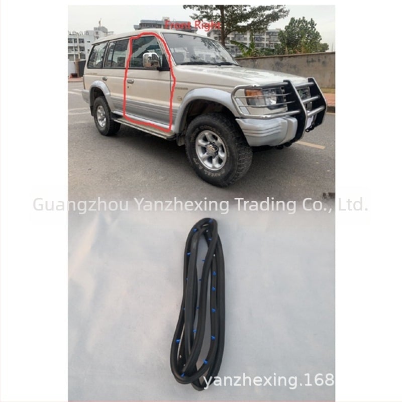 Mitsubishi Pajero Montero V31/V43/V32/V33 ajtó tömítő szalag, ABS anyag, 1 mm vastagság, MR120675 MR120676 MR120677 MB669334