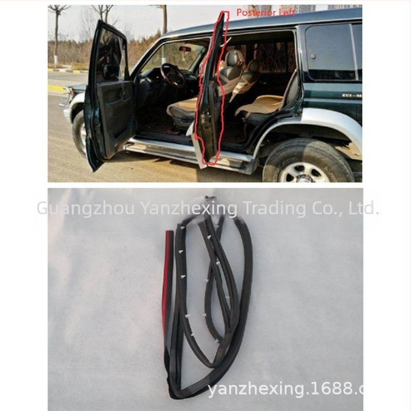 Mitsubishi Pajero Montero V31/V43/V32/V33 ajtó tömítő szalag, ABS anyag, 1 mm vastagság, MR120675 MR120676 MR120677 MB669334
