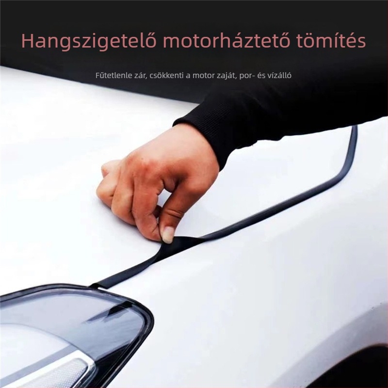 Autóipari Z-típusú tömítő A-oszlophoz, Lingnuo márka, porálló tömítés, hőálló