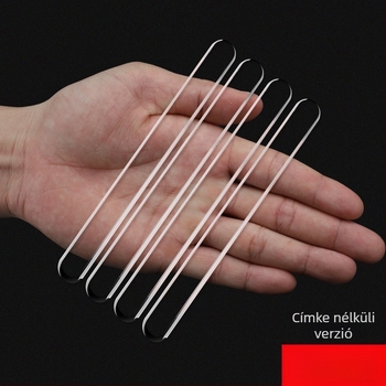 Ajtó élvédő csík - átlátszó, láthatatlan védő, karcolás ellen, csúszásmentes, ütközés elleni, Modell: Transparent door bowl, Testreszabható