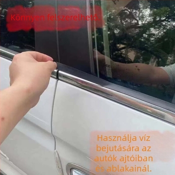 Szilikon autóablak tömítőcsík, univerzális, vízálló és porálló