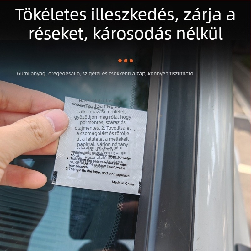 Gumi tömítőszalag Toyota Prado LC250 A-oszlophoz, hangszigetelés a szélvédőnél