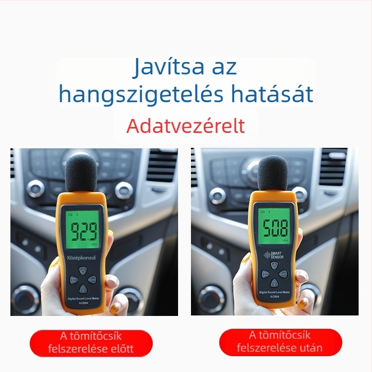 Arcfox T5/S5 Koala autóajtó gumitömítő szalag, por- és hangszigetelés, teljes autóhoz