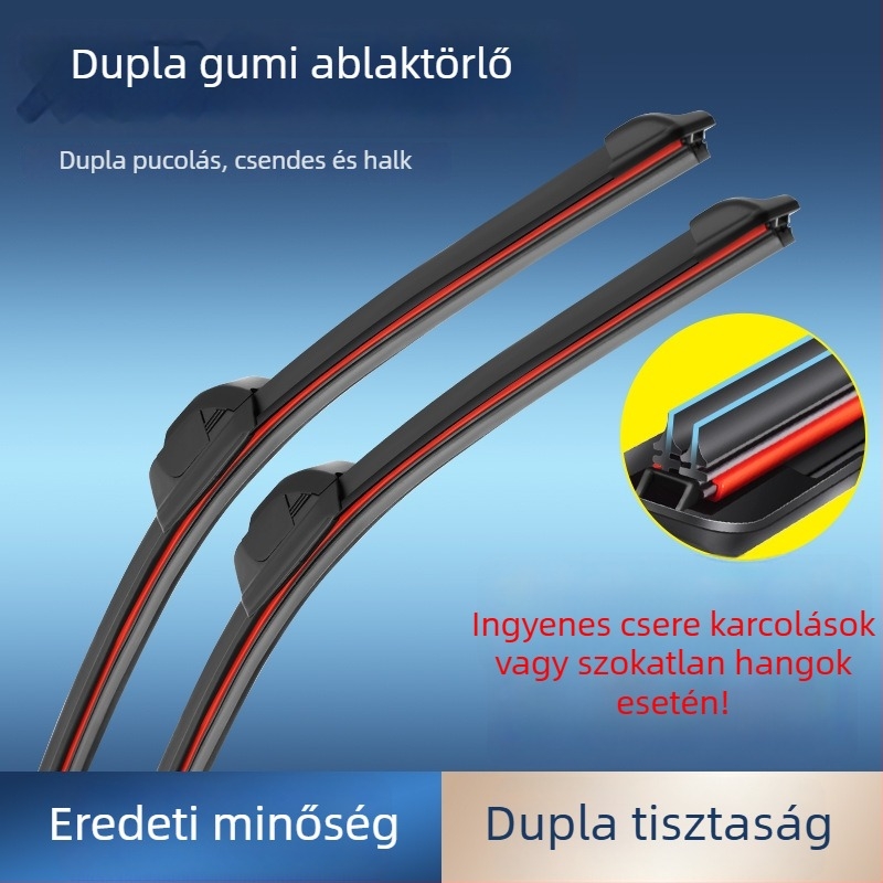 Boneless Wiper Dongfeng Jingyi X3 SUV-hoz, 2016-os modell – To Le Tu, kettős rétegű gumicsík