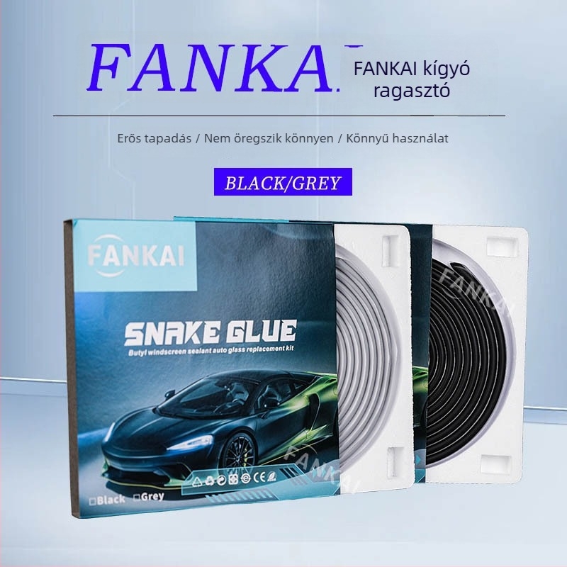 Autó tömítőszalag szilikonból, FANKAI snake glue, modell: snake glue, zárt fényszórókhoz