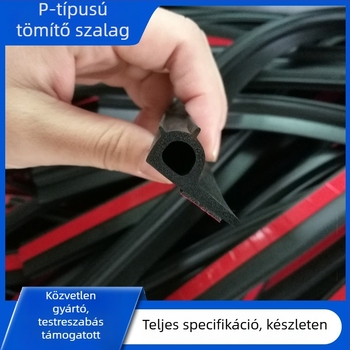 Wohua P-28*12mm autóhabos tömítő szalag, P-típus, 2,2 mm vastagság, hátsó csomagtartóhoz