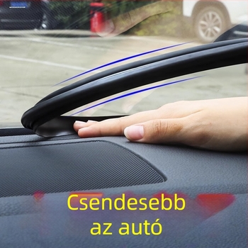 Autó tömítő szalag VS-007 gumi, 1,5 mm, központi konzol és műszerfal számára, univerzális