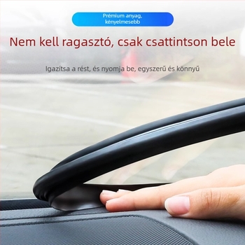 Autó tömítő szalag VS-007 gumi, 1,5 mm, központi konzol és műszerfal számára, univerzális