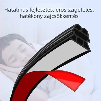 Tengkang autó tömítő szalag – háromrétegben vastagított gumis tömítő, univerzális autóhoz, hangszigetelés és zajcsökkentés