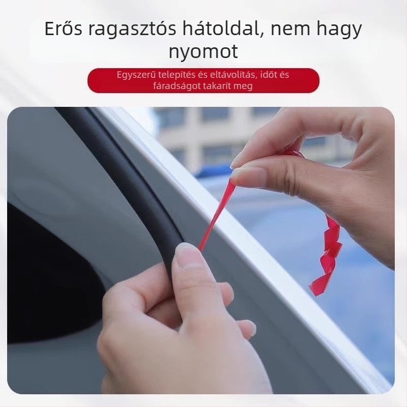 Universális teherautó ajtó tömítő szalag, Large-D gumis profil a motorháztetőhöz és a csomagtartóhoz, vízálló, porálló és hangszigetelő