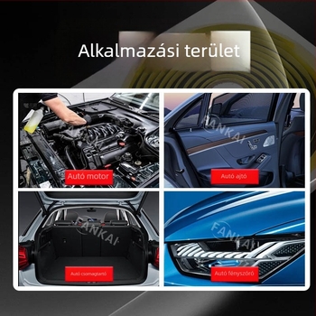 Cebole Yokohama magas viszkozitású szürke-fekete hőolvadó ragasztó autókhoz, tömítőcsík Bi-Xenon lámpához