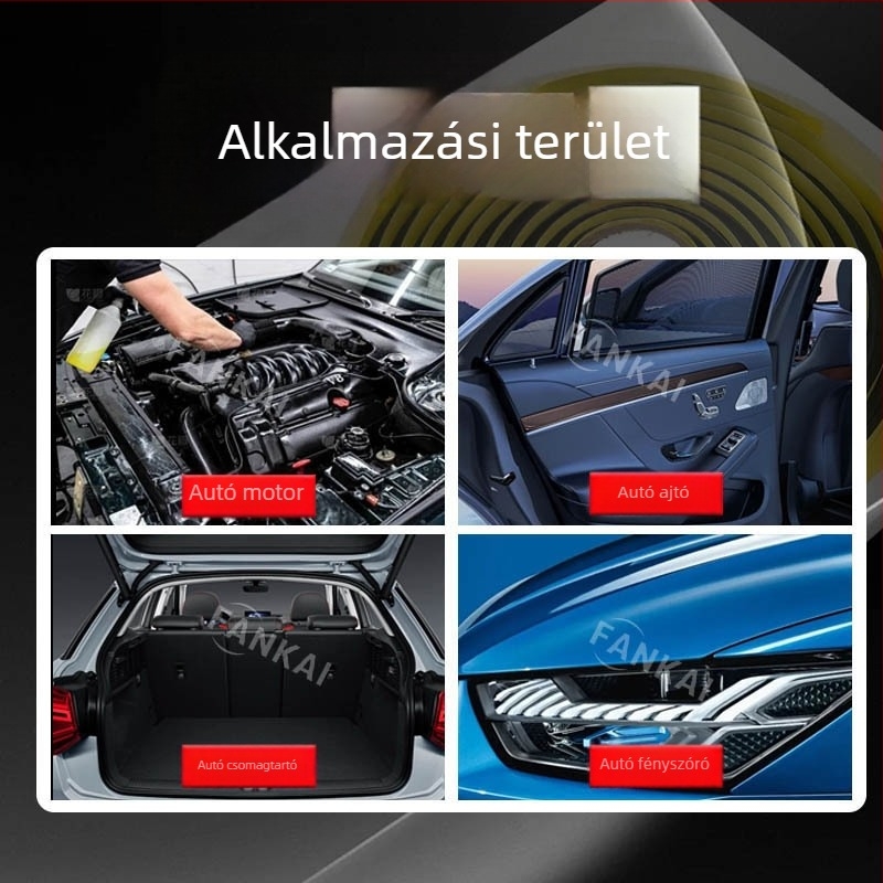 Cebole Yokohama magas viszkozitású szürke-fekete hőolvadó ragasztó autókhoz, tömítőcsík Bi-Xenon lámpához