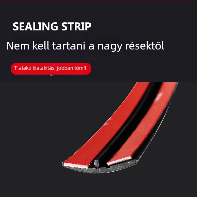 T alakú tömítőszalag autóhoz – első szélvédő és napfénytető tömítés, vízálló