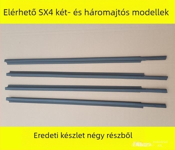 Gumi tömítőcsík autóablakokhoz; szilikon anyag; eredeti gyári ellátás; kompatibilis más modellekkel