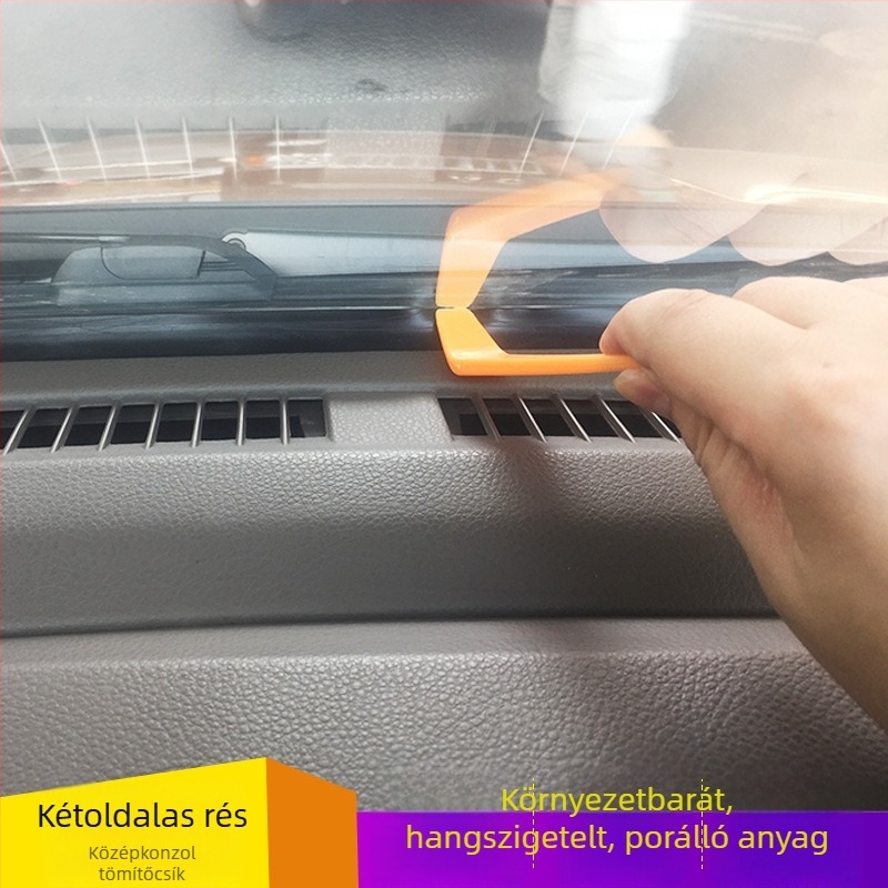 Autó középkonzolra, szélvédőre és műszerfalra való tömítő szalag – gumiból készült hangszigetelő és porvédő