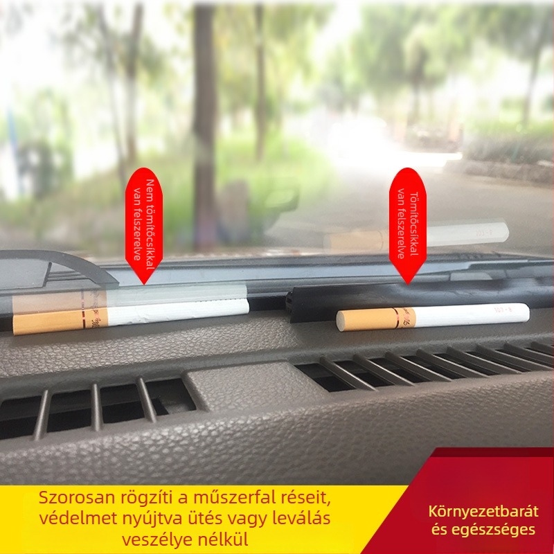 Autó középkonzolra, szélvédőre és műszerfalra való tömítő szalag – gumiból készült hangszigetelő és porvédő