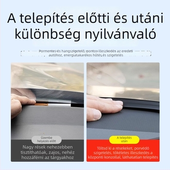 BJ40E központi kezelőpanel tömítőcsík – szilikon, autó tömítés, kompatibilis Bj 40, márka Kzs