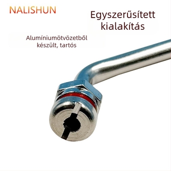 Tubeless szelep alumíniumötvözetből buszok és teherautók számára, csavaros összeszerelés, közönséges mag