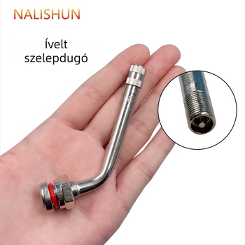 Tubeless szelep alumíniumötvözetből buszok és teherautók számára, csavaros összeszerelés, közönséges mag