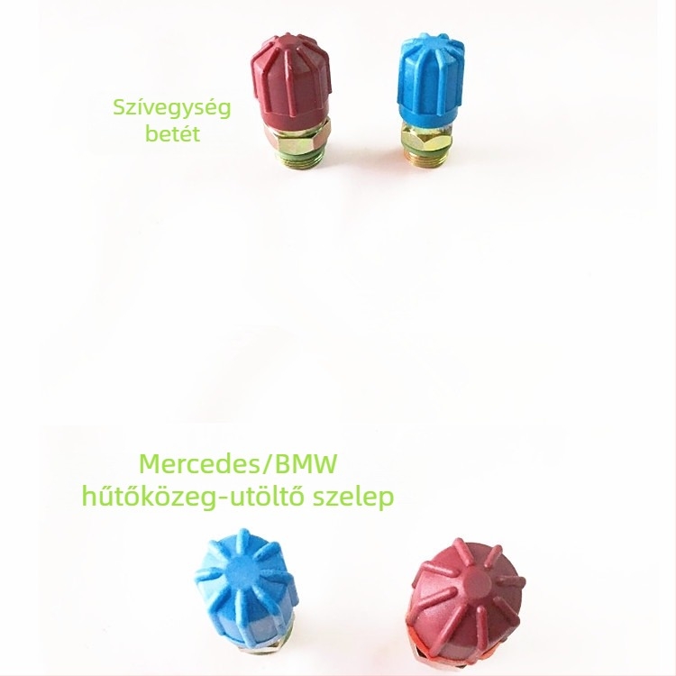 Gumiabroncs szelep, réz, Zhongda Super Cold, csavaros szerelés, Mercedes-Benz és Audi számára