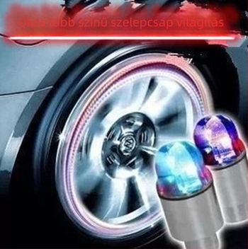 Colorful Hot Wheels kerék lámpa és kerékdísz lámpa kerékpárhoz szeleppel