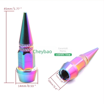 DTOUCH Réz Autógumi Szelepe, csavaros szerelés, brit típusú menet, univerzális