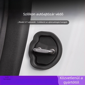 Szilikon ajtózárvédő sapka antiütközés csíkkal, univerzális védőtok
