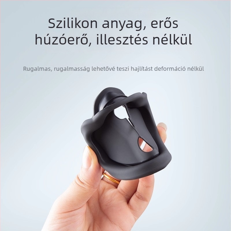 Szilikon ajtózárvédő sapka antiütközés csíkkal, univerzális védőtok