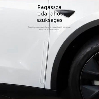 Tesla Model Y/Model 3 ajtó ütődésvédő csík – PU ragasztó, testreszabható