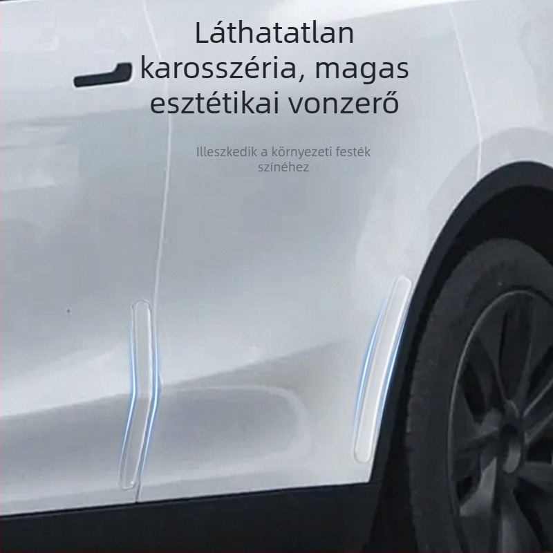 Tesla Model Y/Model 3 ajtó ütődésvédő csík – PU ragasztó, testreszabható