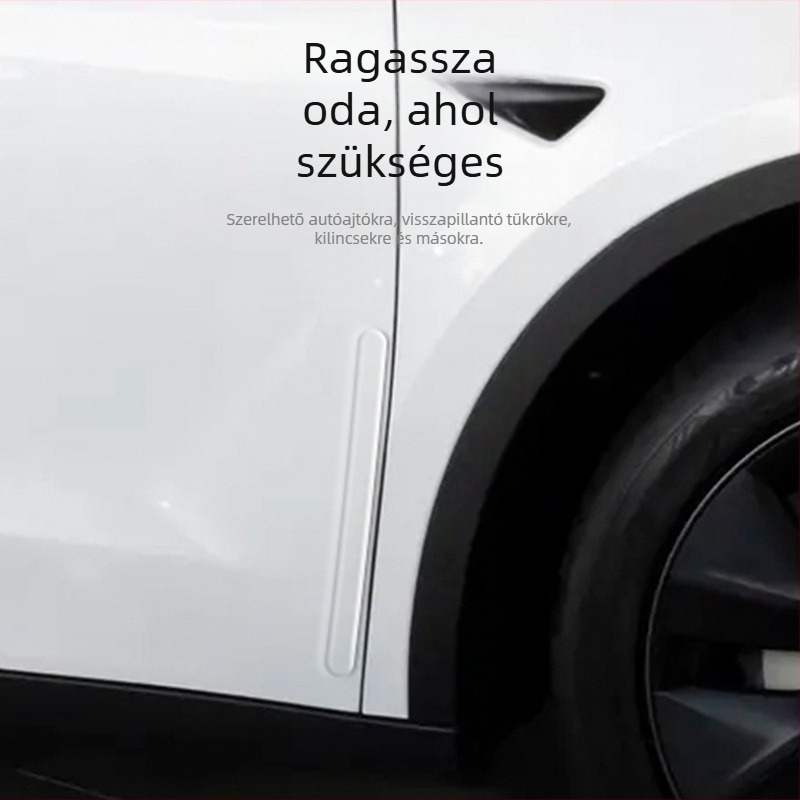 Tesla Model Y/Model 3 ajtó ütődésvédő csík – PU ragasztó, testreszabható