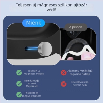 Szilikonból készült ajtózárvédő párna Lexushoz, ütéscsillapító ütközésvédő csík, minden sorozathoz kompatibilis