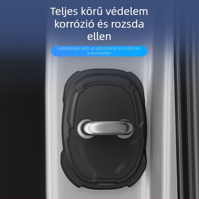 Szilikonból készült ajtózárvédő párna Lexushoz, ütéscsillapító ütközésvédő csík, minden sorozathoz kompatibilis