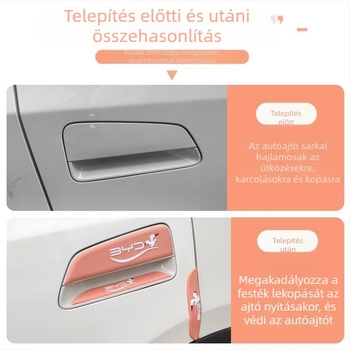 BYD Seagull ajtókezelő védő készlet — karcolás elleni és ütközés elleni matricák, belső ajtópanel védőfilmmel
