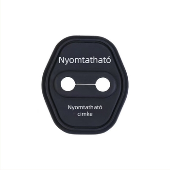 Szilikon autó légzsák vibrációtompító párna, univerzális modell, nyitható lengő nyílású, kétoldalú ragasztószalaggal, középponti furat 1,5 cm