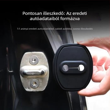 Szilikon autó légzsák vibrációtompító párna, univerzális modell, nyitható lengő nyílású, kétoldalú ragasztószalaggal, középponti furat 1,5 cm