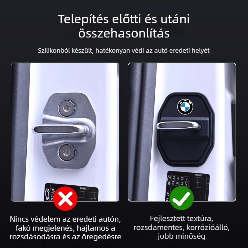 BMW 5/7 sorozat ajtózár védőfedél ütéscsillapító párnával – Baili