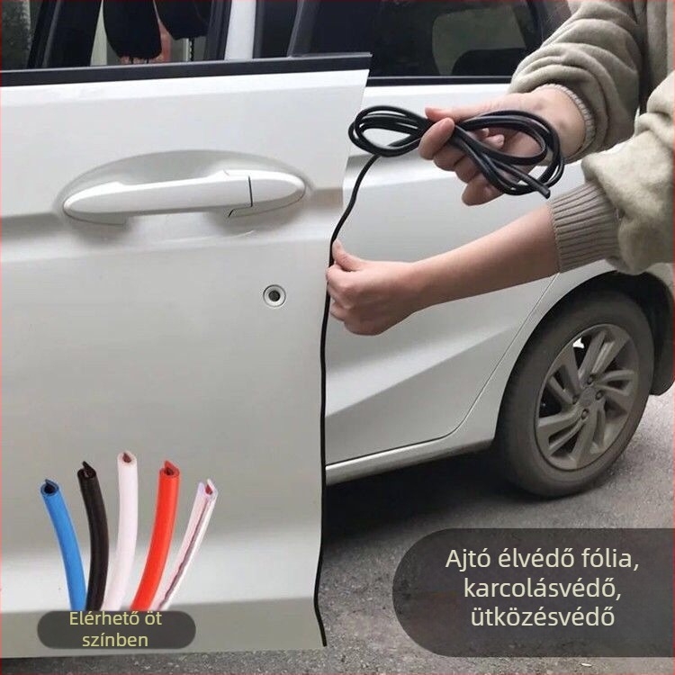 Chijunkang autó ajtóvédő csík, ütésgátló ragasztó, univerzális kompatibilitás, modell AAAA