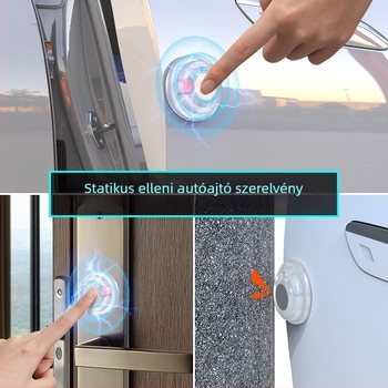 Ajtóvédő panel statikus eliminációhoz — szilikon autóhoz, univerzális